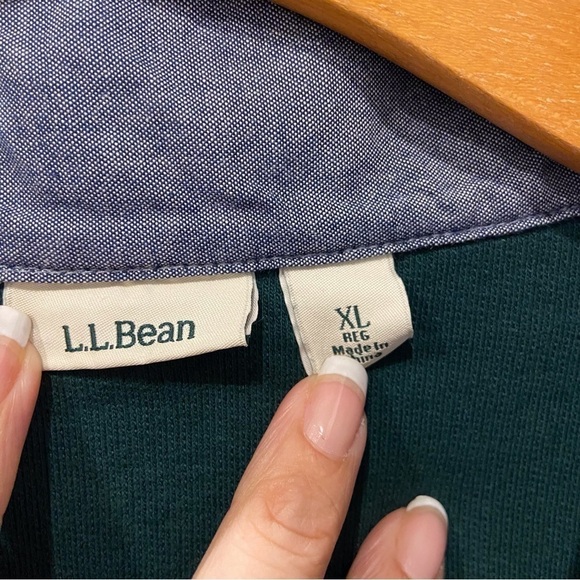 L.L. Bean Green Plaid Pullover Top - Picture 4 of 11